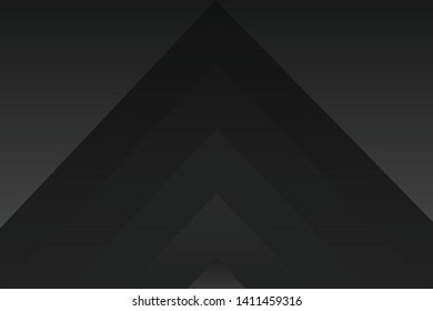 Abstract geometric black color background, vector illustration