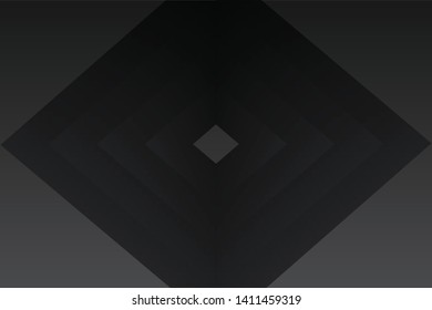 Abstract geometric black color background, vector illustration