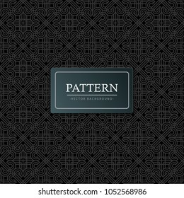 Abstract geometric black color pattern background template. Modern stylish texture banner design.