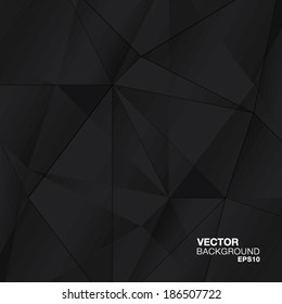 Abstract Geometric Black Diamond Vector Background