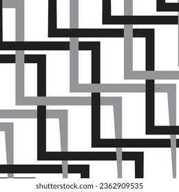 abstract geometric black grey stylish wave diagonal line pattern.
