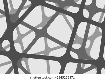 Abstract geometric black net web building square presentation background. vector illustration.