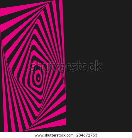 Abstract Geometric Black Pink Background Can Stock Vector Royalty