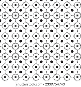 arte abstracto de patrones de repetición con estilo geométrico negro