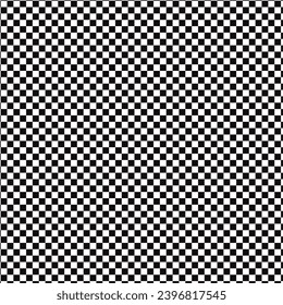 abstract geometric black white check pattern can be used background.