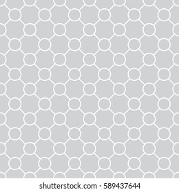 abstract geometric black and white circles grid pattern