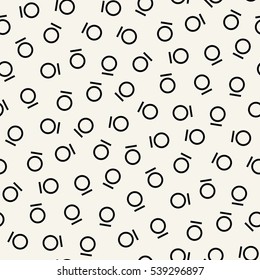 Abstract geometric black and white deco art memphis fashion pentagon pattern