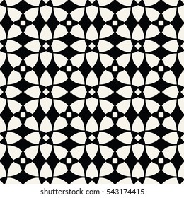 Abstract geometric black and white deco art trippy pattern background
