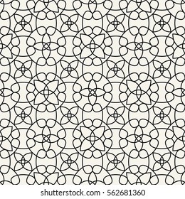 Abstract geometric black and white deco art pillow pattern