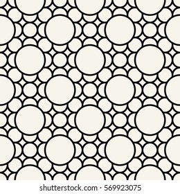 Abstract geometric black and white deco art ornament pattern background 