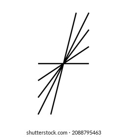 Resumen Diseño Geométrico Blanco Y Negro Con Líneas Delgadas. Afiche Moderno Blanco Y Negro. Resumen De Arte Pared. Arte Digital De Decoración Interior Para Imprimir