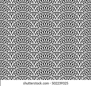Abstract geometric black and white fashion design print pattern texture