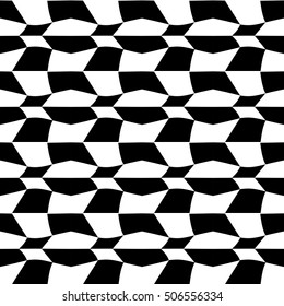 Abstract geometric black and white fashion design print pattern texture