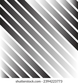 abstract geometric black white gradient diagonal line pattern art can be used background.