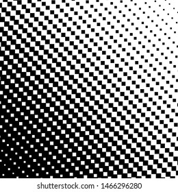 Abstract geometric black and white graphic design print halftone triangle pattern. Design element for background, posters, cards, wallpapers, backdrops, panels - Vector illustration