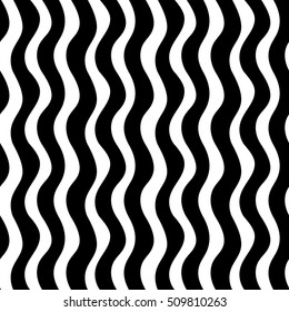 Abstract geometric black and white graphic design print weave pattern