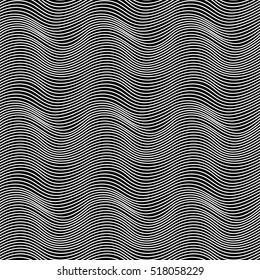 Abstract geometric black and white graphic design print weave pattern