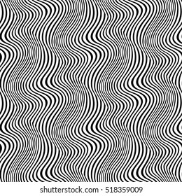Abstract geometric black and white graphic design print weave pattern