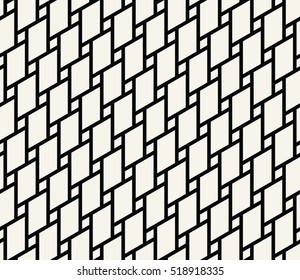 Abstract geometric black and white graphic design print tiles pattern