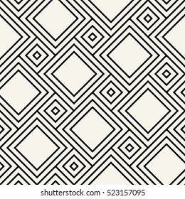 Abstract geometric black and white graphic design print squares pattern