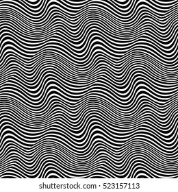 Abstract geometric black and white graphic design print weave pattern