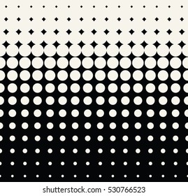 Abstract geometric black and white graphic design print halftone pattern