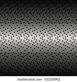 Abstract geometric black and white graphic design print pattern