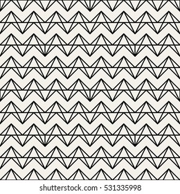 Abstract geometric black and white graphic design print pattern