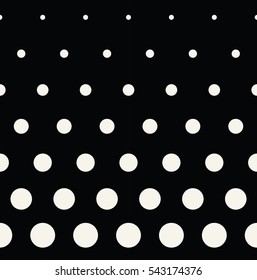 Abstract geometric black and white graphic design print triangle halftone pattern
