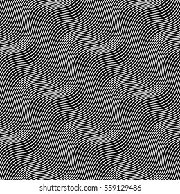 Abstract geometric black and white graphic design print weave pattern