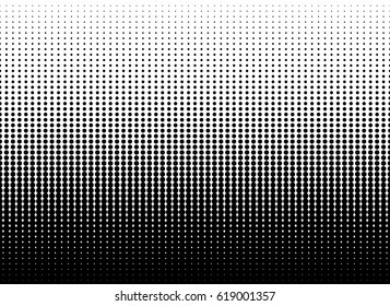 Abstract geometric black and white graphic design print halftone pattern