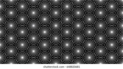 Abstract geometric black and white graphic vector design print