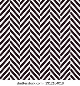 Abstract Geometric Black White Herringbone Pattern Stock Vector ...