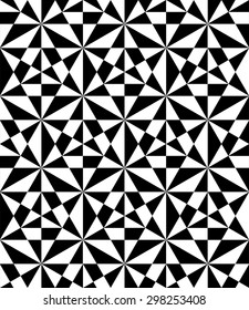 Abstract geometric black and white hipster fashion pillow pattern