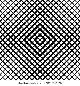 Abstract geometric black and white hipster fashion pillow grid pattern
