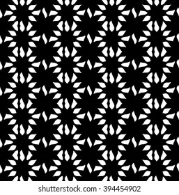 Abstract geometric black and white hipster fashion pillow pattern