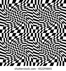 Abstract geometric black and white hipster fashion pillow pattern