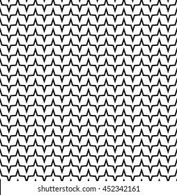 Abstract geometric black and white hipster fashion pillow pattern