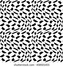 Abstract geometric black and white hipster fashion pillow pattern
