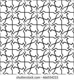 Abstract geometric black and white hipster fashion pillow fashion pattern