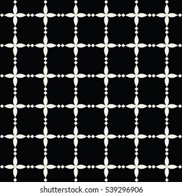 Abstract geometric black and white hipster deco art pattern