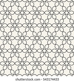 Abstract geometric black and white hipster deco art pattern