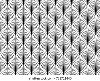 Abstract geometric black and white hipster fashion pattern 