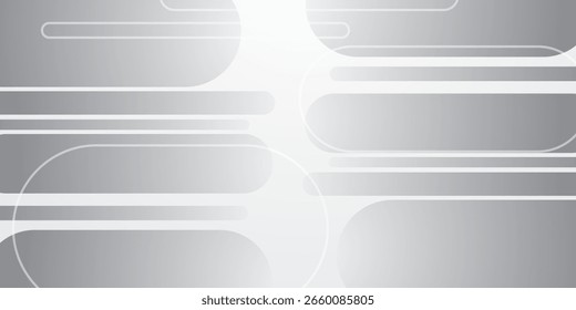 Abstrakter geometrischer Hintergrund mit horizontalem Farbverlauf in Schwarz und Weiß.