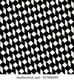 Abstract geometric black and white minimal graphic design print checkered pattern