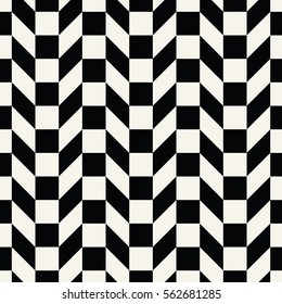 Abstract geometric black and white minimal graphic design print checkered pattern