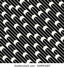 Patrón mínimo de líneas de diseño gráfico mínimo geométrico en blanco y negro abstracto