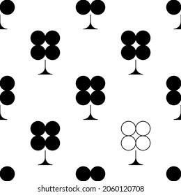 Abstract Geometric Black And White Pattern With Trees. Black And White Modern Poster. Abstract Wall Art. Digital Art Of Interior Decoration For Print. Abstract Geometric Minimal Poster 