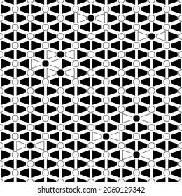 Resumen De Patrón Geométrico Blanco Y Negro Con Círculos Y Triángulos. Afiche Moderno Blanco Y Negro. Resumen De Arte De Pared. Arte Digital De Decoración Interior Para Impresión. Afiche mínimo geométrico abstracto