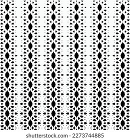 Abstract Geometric Black White Pattern Ornament Background